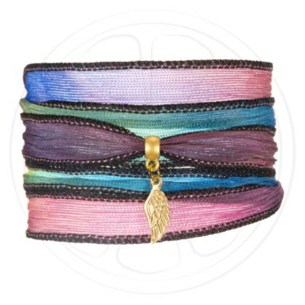 DISCO LEMONADE Iris Goddess of Rainbows, Wrap Bracelet, Choker, Anklet, DiscoLem